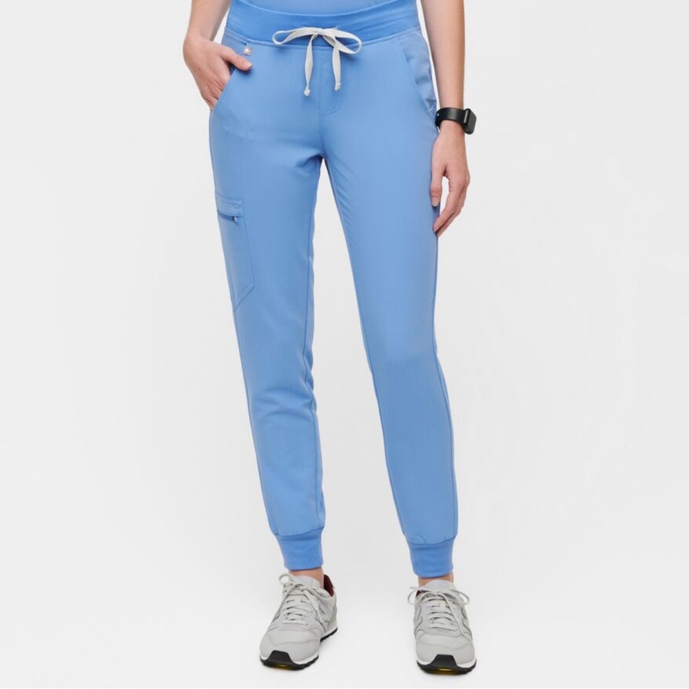 Figs Zamora Jogger Scrubs XS Ceil Blue